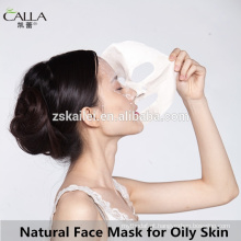 Remendo de folha de máscara de lama máscara facial natural para pele oleosa